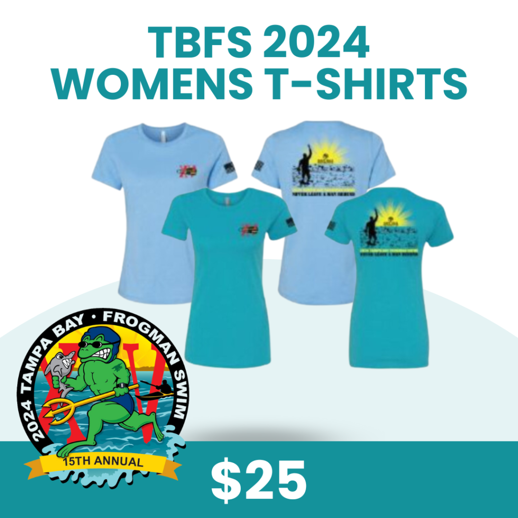 2024 TBFS Women's TShirts Tampa Bay Frogman Swim